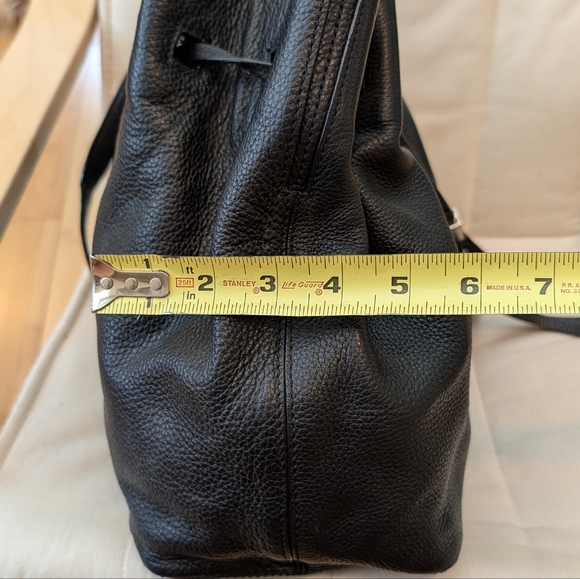 Kate Spade Black Leather Bucket Bag - Picture 6 of 9